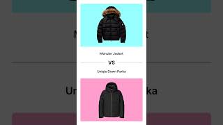 Moncler Jacket VS Uniqlo Down Parka [upl. by Innep565]