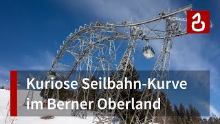 Die KurvenSeilbahn Rellerli in Schönried  Gstaad Rellerlibahn [upl. by Leatri]