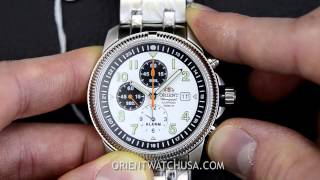 How to Set Watch Alarm Function on an Orient Watch [upl. by Nnyluqcaj]