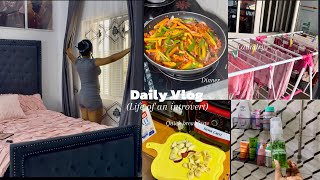 A day in my life  life of an introvert in Nigeria  Cooking 🍳 Laundry [upl. by Amie]