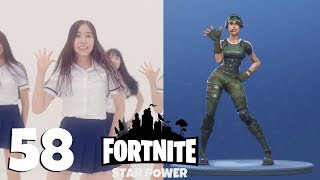 Fortnite ALL 58 emotes and dances  Their real life original references [upl. by Anwadal]