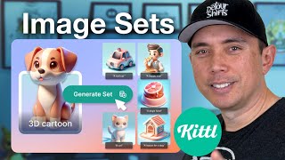 New AI Image Sets on Kittl  Create Custom Graphic Packs amp More [upl. by Naryt]