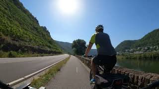 Niederfell  Mosel Fahrradtour 🇩🇪 Germany  4K Video Tour of CYCLING in Germany 🚲 [upl. by Mure]