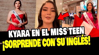 KYARA VILLANELA SORPRENDE CON SU INGLÉS EN EL MISS TEEN UNIVERSE 2023 [upl. by Eran]