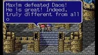 Lufia 2 RotS SNES Ending part 2 of 3 [upl. by Annehcu517]