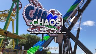 OnRide Chaos  Wesley Gill  Fun Land Tir Prince Towyn June 2024 [upl. by Twedy]