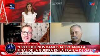 TN Argentina sobre la situación en Israel – BenTasgal junto a Guillermo Laferriere 231223 [upl. by Engud708]