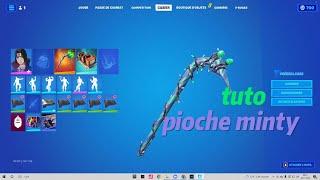 tuto comment avoir la pioche minty [upl. by Siravart6]