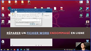 Réparer un fichier word endommagé en ligne [upl. by How]