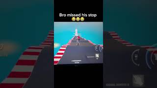 Bro missed his stop fortnite fortnitememes fortnitefunny funny ksi milton [upl. by Nylidnam759]