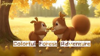 Magical Acorn Quest  Colorful Forest Adventure  fun story for children [upl. by Nivrac]