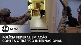 Polícia Federal faz operação quotDuplo Riscoquot contra o tráfico internacional [upl. by Gnem]