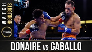 Donaire vs Gaballo HIGHLIGHTS December 11 2021  PBC on SHOWTIME [upl. by Tybalt]