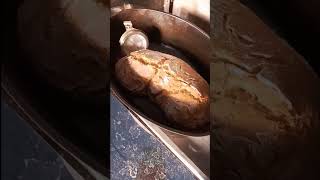 Baking Bread With DiY Solar Cooker  Parabolic Mirror shorts [upl. by Huldah386]