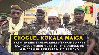 Premier ministre s’exprime suite à l’attaque terroriste contre l’école de gendarmerie de faladjè [upl. by Ailana]