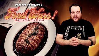 Recette FoodWars  Le Rôti de Sôma revisité S02E12  Gastronogeek [upl. by Yauqaj178]