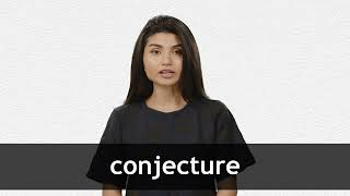 How to pronounce CONJECTURE in American English [upl. by Lamej]