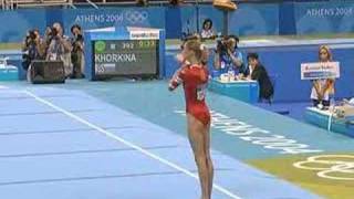 Svetlana Khorkina 2004 Olympics TF FX [upl. by Yentruoc538]