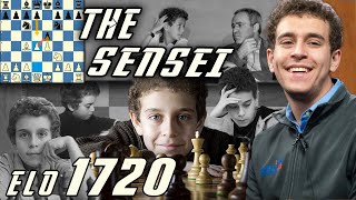 Scotch Gambit AMAZING Game  The Sensei Speedrun  GM Naroditsky [upl. by Tatum]