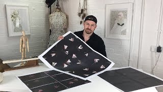 S1 EP6 Learn how to create fullrepeat digital textile prints for fashion design [upl. by Bonnell]