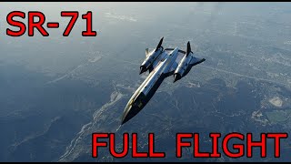 VSKYLABS SR71  Full Flight in XPlane 12 From Livestream [upl. by Eednim]