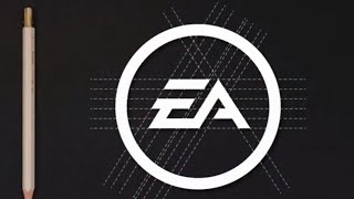 How to make EA Sport Logo design illustrator tutorial graphicdesign logo [upl. by Yelsha]