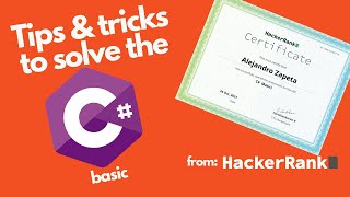 Tips amp tricks for solve the C Basic certification  HackerRank 2022🔥 [upl. by Akelam383]