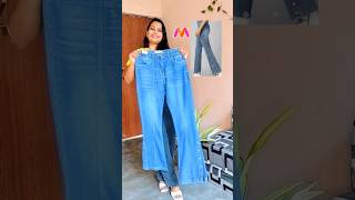 OMG 😱 i found perfect bootcut jeans on MYNTRA 🛍️ shortsfeed jeans myntrahaul [upl. by Celina149]