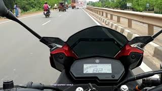 Yamaha Fazer 250cc Top Speed On National Highway [upl. by Aenert]