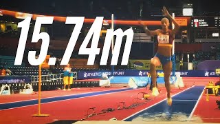 1574m  Yulimar Rojas  Triple Jump Indoor World Record Cinematic Edit [upl. by Barbarese]