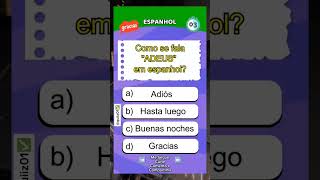 Como se fala essas palavras em Espanhol  🤓🧠✅ quiz diversão espanhol fyy paravoce [upl. by Eirene]