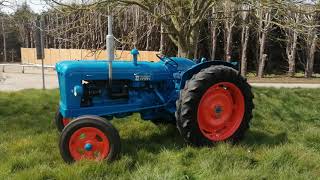 1956 Fordson Major Diesel E1A Restoration start to finish [upl. by Einahpehs832]