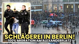 Massenschlägerei am Alexanderplatz 😱🔥 Berlin wird unbewohnbar￼ [upl. by Avruch]