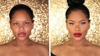 Special OccasionProm Makeup Tutorial  Arnell Armon [upl. by Epillihp]