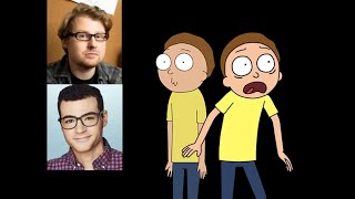 Animated Voice Comparison Morty Rick amp Morty [upl. by Marinna559]