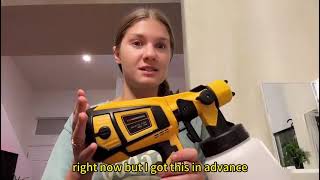 Byczone Cordless Paint Sprayer Compatible with DEWALT 20V BatteryTool Only [upl. by Ailee218]