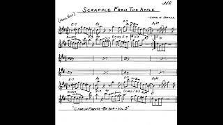 Scrapple from the Apple  Play along  Backing track  Alto Sax [upl. by Vonnie]