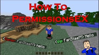 How To PermissionsEX  Minecraft Plugin Tutorial [upl. by Yesnil644]