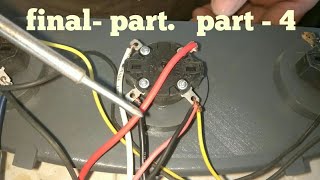 Plastic air cooler 3 speed motor wiring with Rotary switch part 4 Urdu Hindi by Israr [upl. by Llenyl]