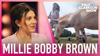 Millie Bobby Brown Would Love To Do Broadway — If She Can Bring Her Donkey [upl. by Gnim327]