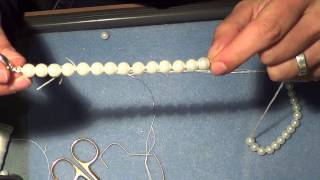 tutorial come infilare una collana con canottiglia e nodini quotvecchia scuola quot [upl. by Notak475]