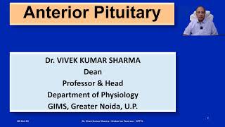 Physiology of Anterior Pituitary part I [upl. by Arly]