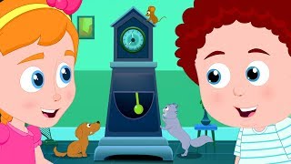 Hickory Dickory Dock  Nursery Rhymes For Kids  Schoolies Cartoon Videos [upl. by Singer]