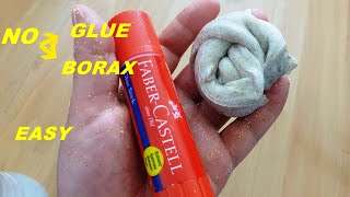 DIYPiritt Katı Yapıştırıcı ve Sıvı Sabun ile Pofuduk Slime Nasıl yapılırTutkalsız Boraksız slime [upl. by Asilehc251]