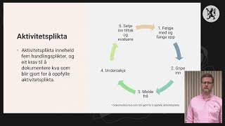 Skolemiljø i ny opplæringslov  aktivitetsplikta Del 2 [upl. by Yrahcaz]