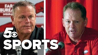 Full Interview Pittman and Petrino answer questions during press conference [upl. by Savior117]