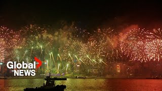 New Years 2024 countdown celebrations amp fireworks around the world  PART 2 [upl. by Kenimod147]