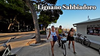 Lignano Sabbiadoro Italy Beach amp City tour [upl. by Souza]