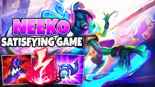 THE MOST SATISFYING FULL AP NEEKO GAME YOU EVER SEEN SO MANY FUN OUTPLAYS  League of Legends [upl. by Gahan]