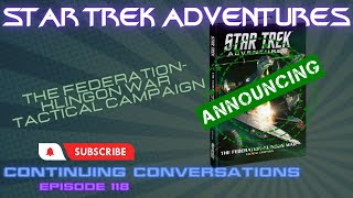 The FederationKlingon War Tactical Campaign  Special Announcement [upl. by Cicenia99]